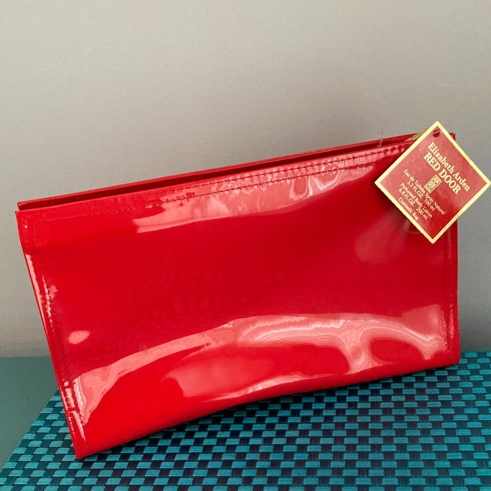 Elizabeth Arden Red Clutch Cosmetic Bag NWT